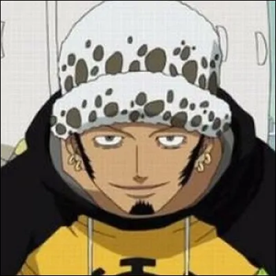 Qu'est-il écrit sur la main de Trafalgar Law ?