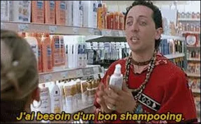 Que demande Chouchou comme type de shampoing à la vendeuse ?