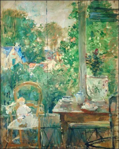 À qui doit-on le tableau "La Poupée Sweety dans la véranda" ?