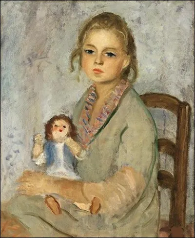 Qui est le peintre de "La Petite Fille à la poupée" ?