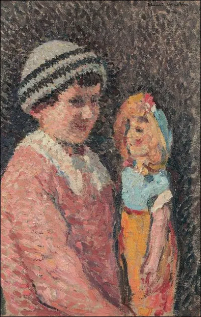 Qui a peint "Enfant à la poupée" ?
