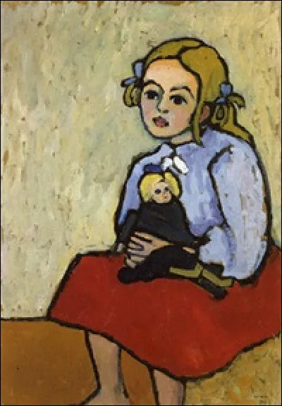 Qui a peint "Fillette avec poupée" ?