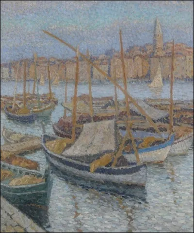 Qui a peint "Port de Marseille, le clocher des Accoules" ?