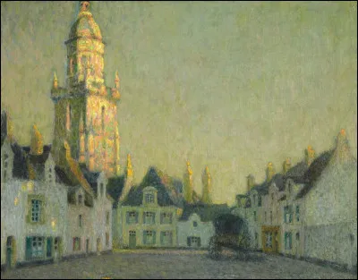 Qui a peint "Les maisons et le clocher, Le Croisic" ?