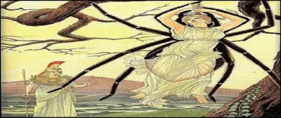 Qui, dans sa grande (!) bienveillance, transforma la splendide et talentueuse Arachné en araignée ?