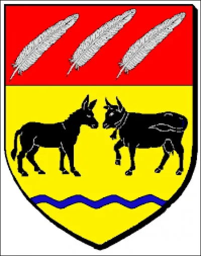 Voici le blason de Gaussan. Commune d'Occitanie, sur le plateau de Lannemezan, elle se situe dans le d&eacute;partement ...