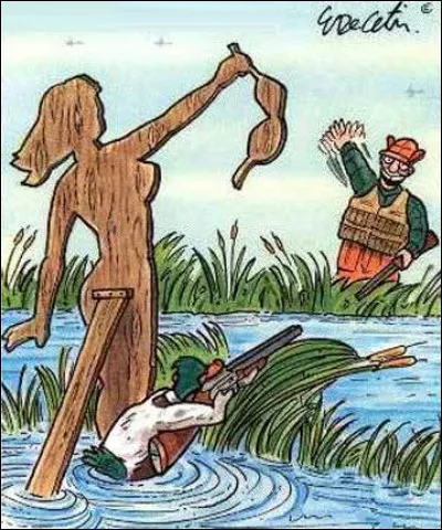 La chasse est ouverte ! Malheureusement vous êtes un canard, où allez-vous vous réfugier ?