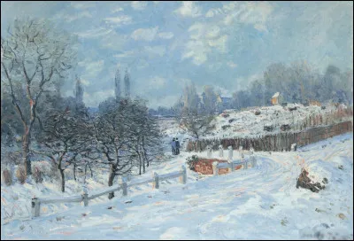 "Neige à Louveciennes" est l'uvre de quel peintre ?