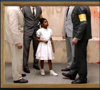 Si la petite Ruby Bridges avait fait l'école buissonnière, nous n'aurions pas eu ce tableau de Norman ... (1963). Quelle serait l'origine de "rubis sur l'ongle" ?