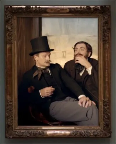 On n'échappera toujours pas à la mode : comment appelait-on ces chapeaux hauts-de-forme ? Et qui a peint ces deux gars ?