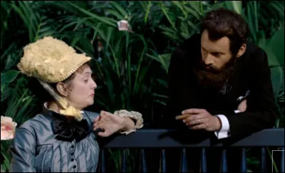 "Dans la serre", peint par ..., Madame semble plus qu'indisposée par les effluves du cigare de Monsieur. Comment nomme-t-on la partie intérieure du cigare ?