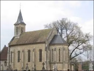 Vous avez sur cette image l'&eacute;glise Saint-Joseph de Laneuville-&agrave;-Bayard. Village du Grand-Est, il se situe dans le d&eacute;partement ...
