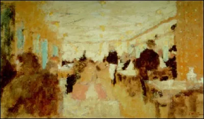 Qui a peint "Au restaurant" ?