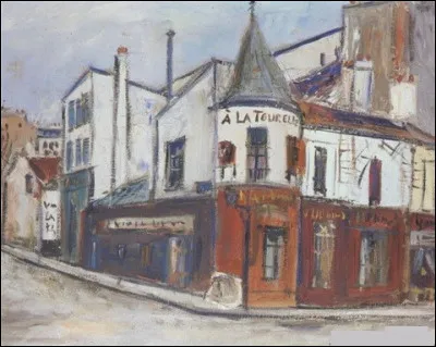 Qui est le peintre du "Restaurant &agrave; la tourelle" ?