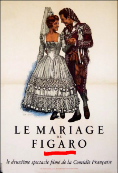 Les idées des Lumières se sont aussi diffusées par le théâtre, comme dans la pièce "Le Mariage de Figaro". De qui est-elle ?
