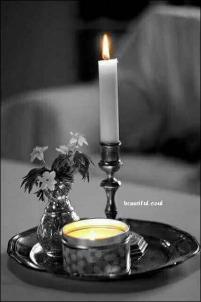 Quel est le nom du petit chandelier bas fixé sur un socle, destiné à une seule bougie, avec un manche destiné à le transporter ?