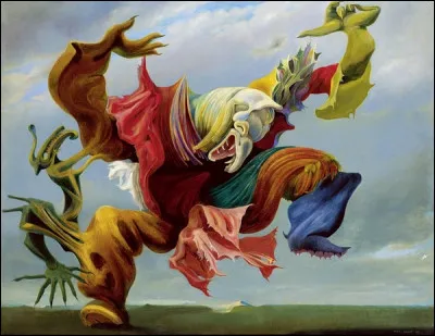 Ce peintre emblématique du mouvement surréaliste, auteur de ce tableau "L'Ange du Foyer", c'est ... Ernst.