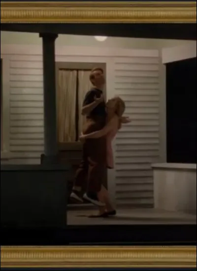 1947 : La "Screen Actors Guild", accepte de dénoncer au FBI toute activité communiste : qui en était alors le président ? Pendant ce temps, Hopper peint ce couple en train ...