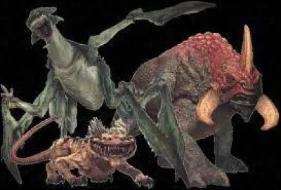 Lors de ce même épisode Obi Wan, Anakin et Padmé se retrouvent prisonniers sur la planète de Géonosis. Comment se nomment les créatures lancées dans l'arène pour les tuer ?