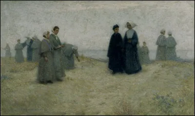 Qui a représenté "La Promenade des Orphelines à Berck" ?