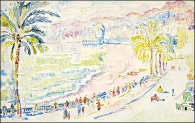 Qui a peint "Nice, la promenade des Anglais" ?