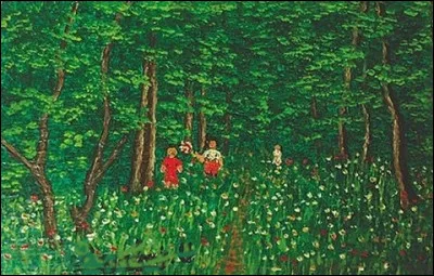 Et on termine avec la "Promenade en sous-bois", qui l'a représentée ?