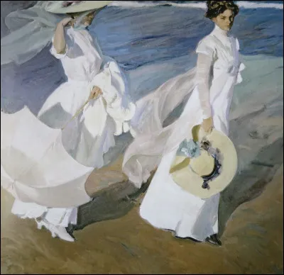 Qui a peint "Promenade au bord de mer" ?