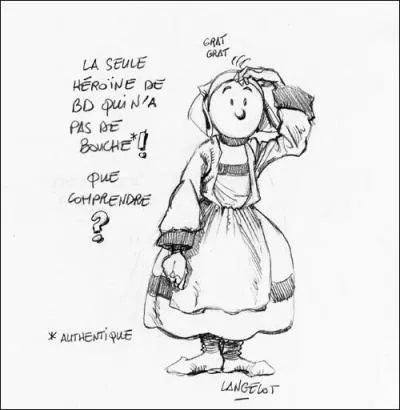 Quelle est la couleur de la robe de Bcassine ?