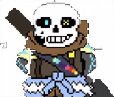 Qui est-ce ? Cette photo est-elle en pixels ?