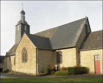 Voici l'église Saint-Pierre de Landéan. Commune Bretillienne, elle se situe en région ...