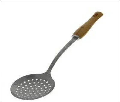 Écumoire : grande cuillère plate, perforée et servant à écumer les liquides.
Quel est le genre de ce mot ?