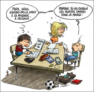 Quelle est la couleur que les professeurs utilisent habituellement pour corriger les devoirs ?