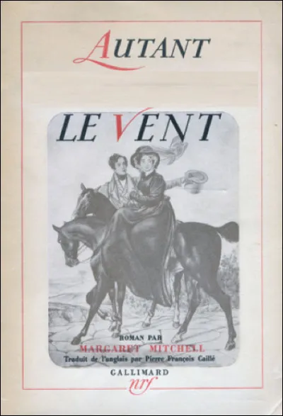Que est le titre de ce livre écrit par Margaret Mitchell en 1936 ?
