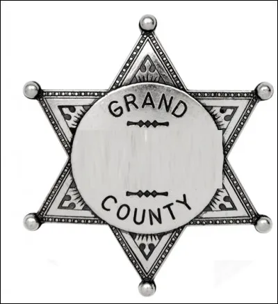 Quel fonctionnaire élu des États-Unis, responsable de la justice d'un Comté se distingue par le port de cette étoile ?