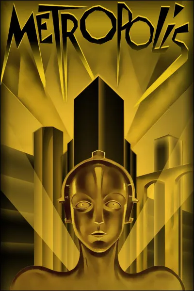 "Metropolis" est un film muet réalisé par Fritz Lang.