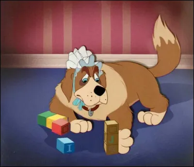 Dans quel dessin animé apparaît ce chien ?