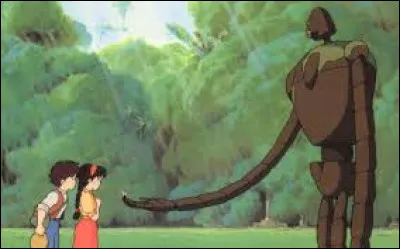 Dans quel film d'animation réalisé par Hayao Miyazaki peut-on voir ce robot géant ?