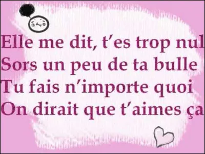Qui chante "Elle me dit" ?
