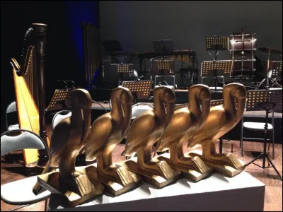 C'est encore un animal qui est remis au "Festival de cinéma et de musique de film" (6e du nom cette année) qui se déroule à ... . Quel est le bestiau cette fois-ci ?