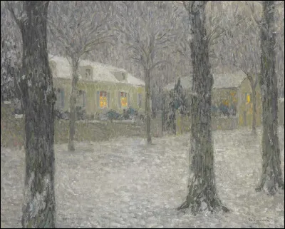 "Neige, boulevard de la Reine" est l'uvre de quel peintre ?