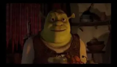 Avec quoi Shrek fabrique-t-il une bougie ?