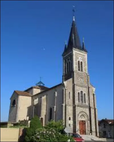 Voici l'église Saint-Pierre-et-Saint-Paul de Marsonnas. Village Aindinois, il se situe dans l'ancienne région ...