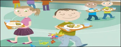 Aujourd'hui, nous avons eu de la "morue" à la cantine.