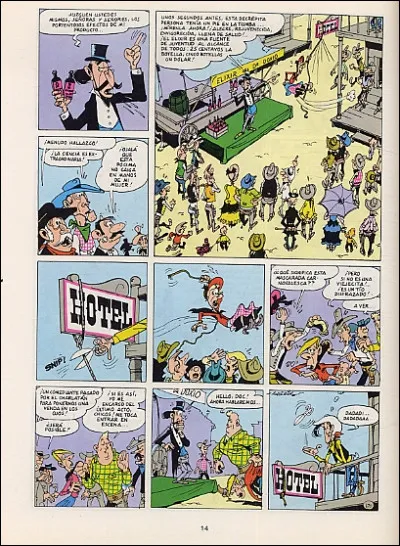 Année : 1955
Personnages : Scraggy, Jolly Jumper...
Mots-Clés : Remède/Vol/Coyoteville/Somnifères. 
Ça peut aider : Dans cet album on entend parler de rougeole et de jaunisse. 
Quel est le titre de cet album ?