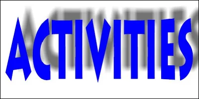 Ton activité préférée est...