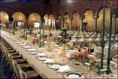 Vous êtes invité à un banquet...