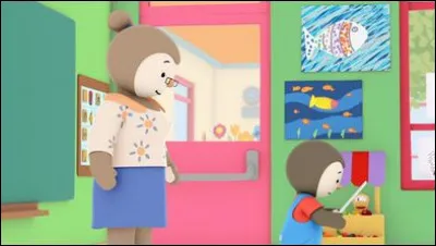 Comment s'appelle la remplaçante de la maîtresse dans un épisode ?