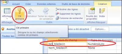 Qu'est-ce qu'une clé primaire ?