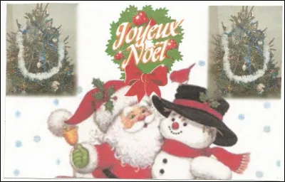 De quand date la première représentation physique du père Noël ?