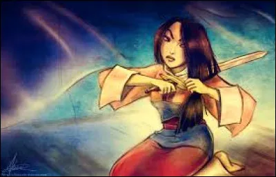 Pourquoi Mulan décide-t-elle de se couper les cheveux avec une épée ?